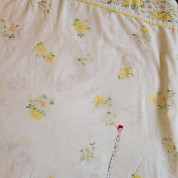 Morgan Jones Vintage Double Full Flat Sheet Pillowcase No Iron Muslin floral - Picture 11 of 12